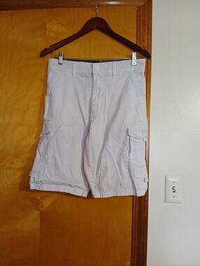 Beverly Hills Polo Club White Men's Cargo Shorts